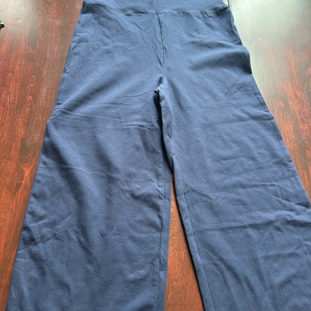 Women's Blue High Waist capri's